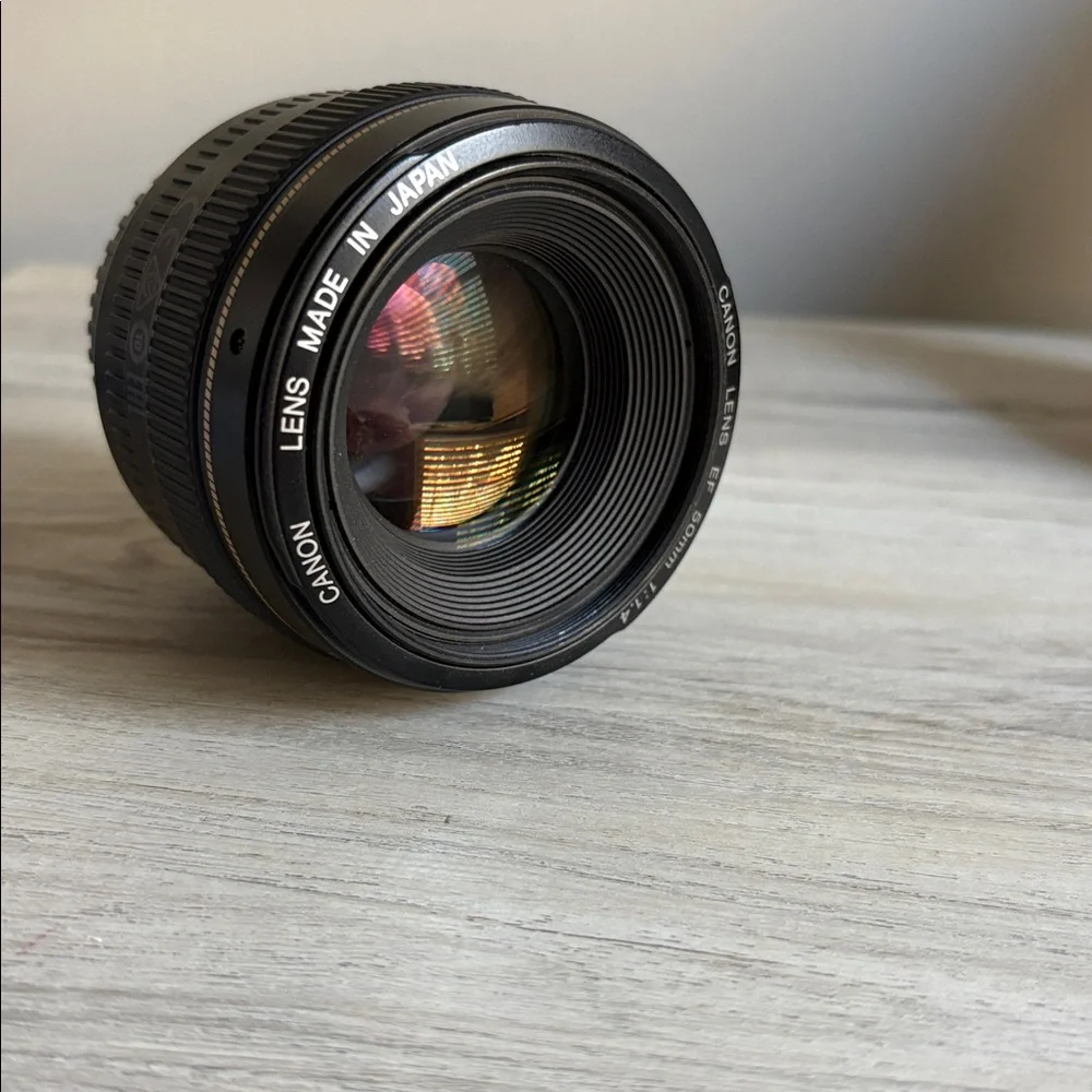Canon 50mm lens 1.4 EF